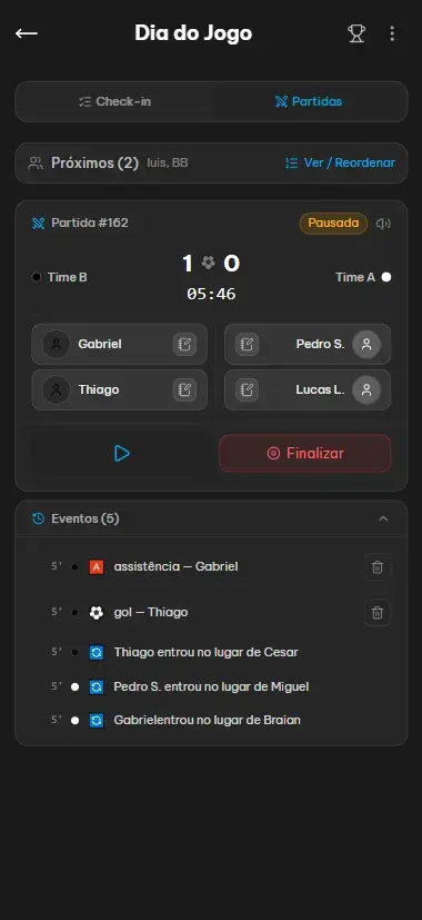 Só chegar e jogar